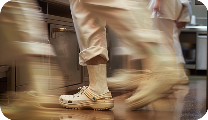 ضمان السلامة في بيئة مطبخ مزدحمة