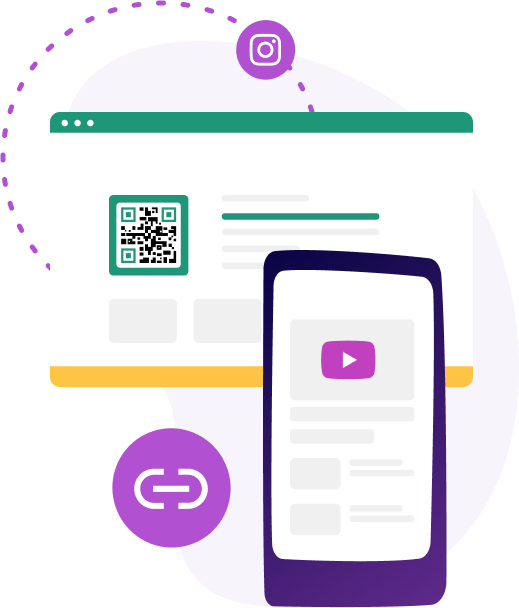 একাধিক লিঙ্ক QR