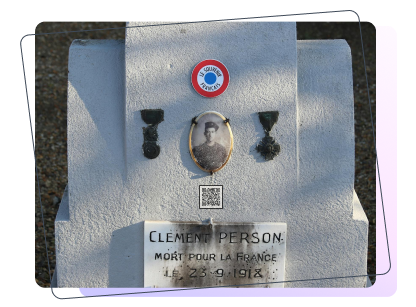 QR குறியீடு கல்லறையின் அணுகல்தன்மை