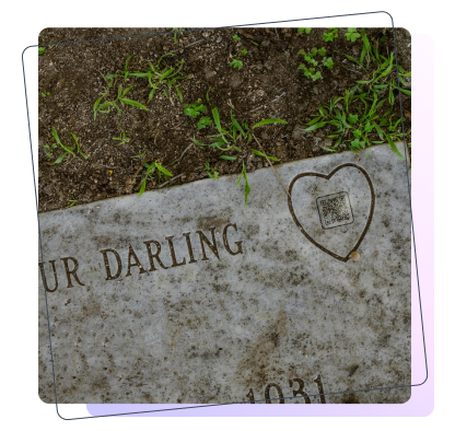 கல்லறைக் கற்களில் QR குறியீடுகளை ஒருங்கிணைத்தல்