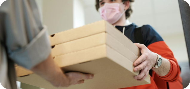 การตั้งค่าบริการจัดส่งและรับกลับบ้าน