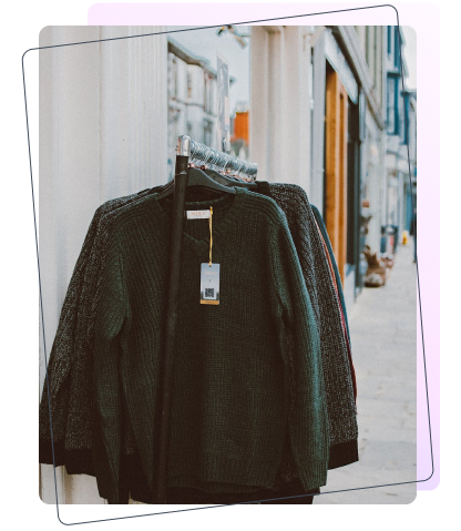 QR কোড পোশাক ডিজাইন করা