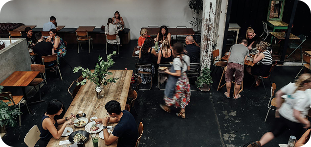 مثال واقعي لتصميمات المطاعم