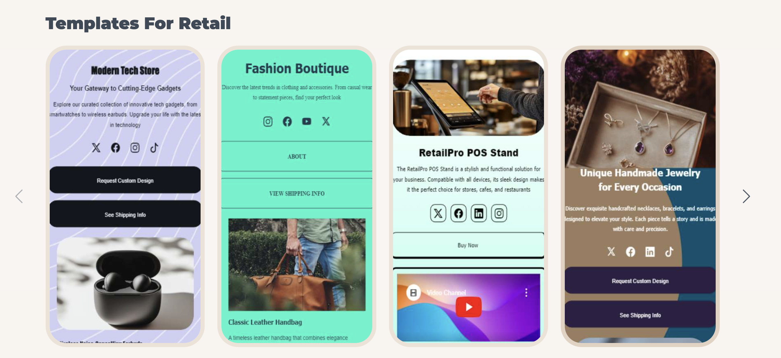 ME-Page as Your Online Shop Builder