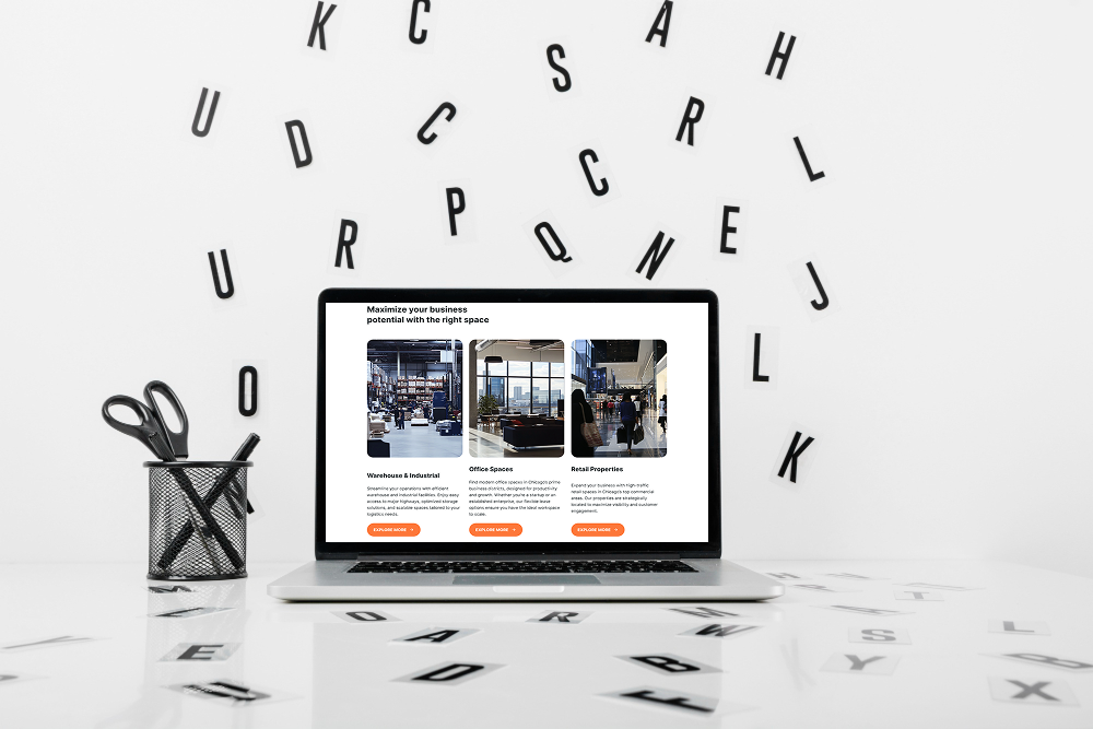 שימוש בטיפוגרפיה גרועה או לא עקבית