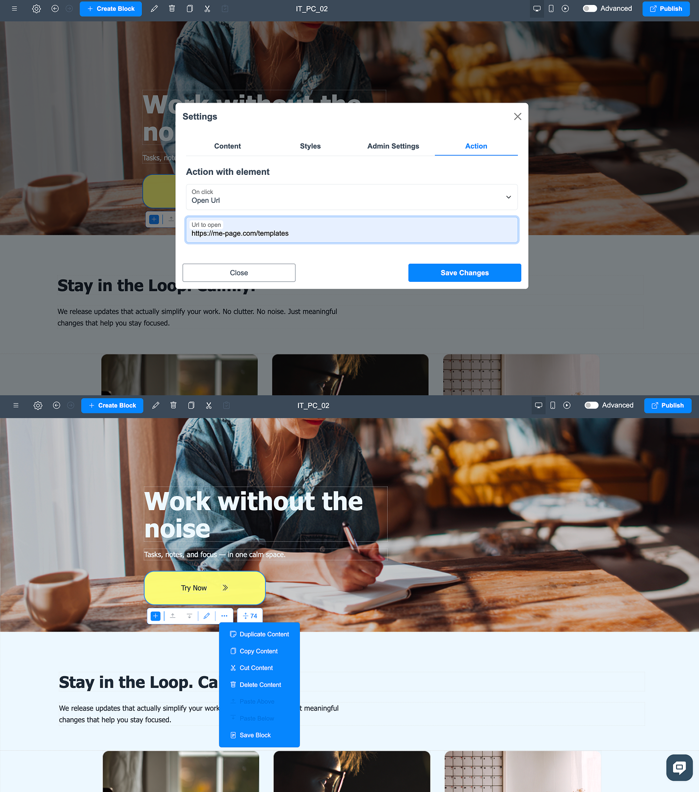 लिंक को कभी भी अपडेट करें
