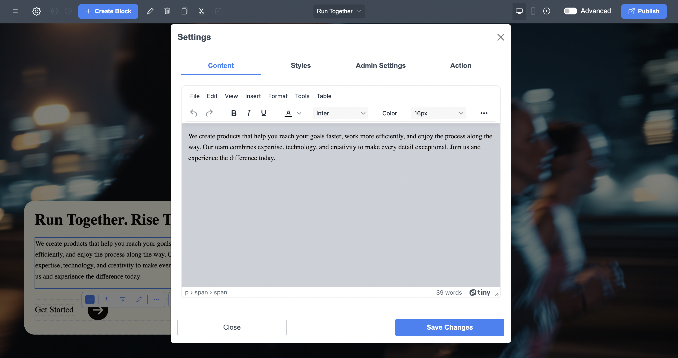 How to Customize Layout and Structure