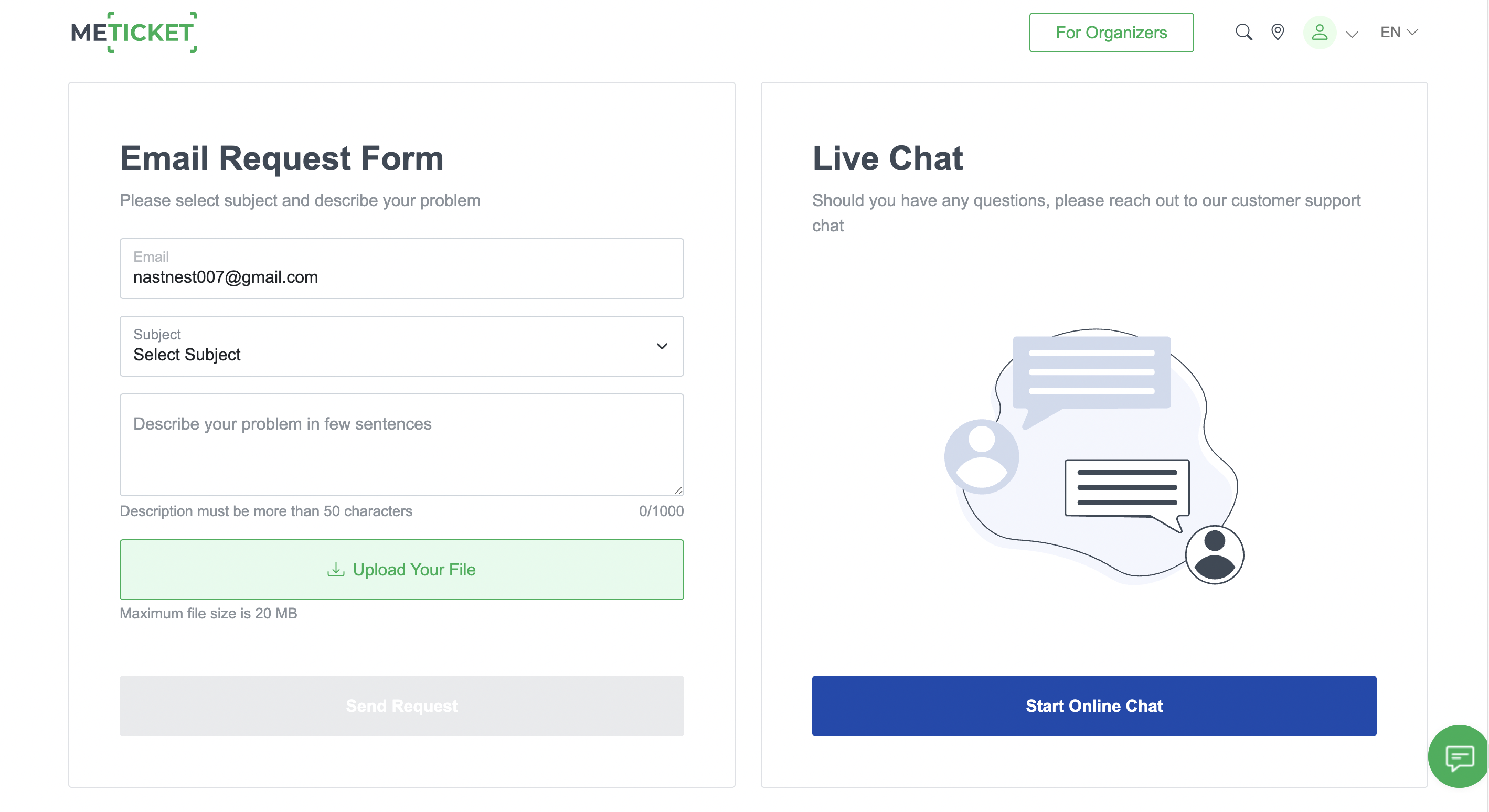 Pendekatan ME-Ticket terhadap Sokongan Platform Acara