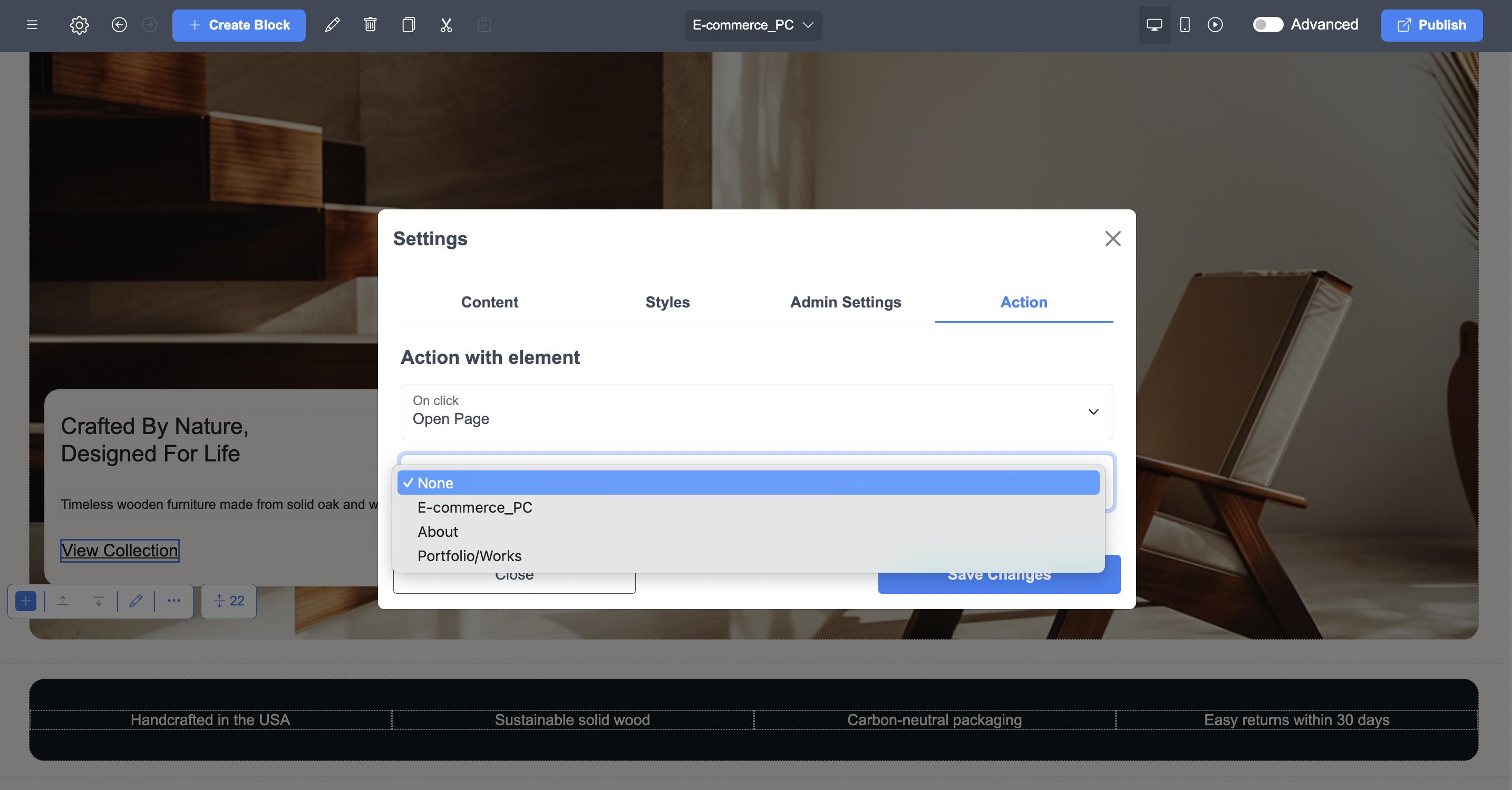 קישור דפי משנה לניווט חלק