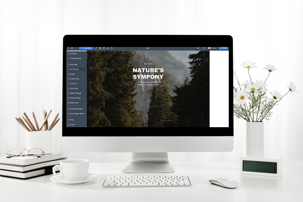 ניהול דפים בתוך עורך ה-ME-Page