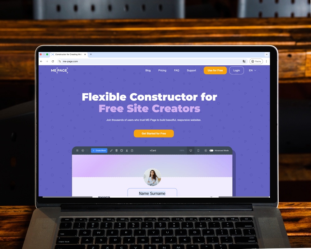 למה ME-Page בולט בין בוני עמוד אחד