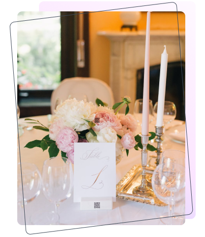 QR কোড বিয়ের ছবির উদাহরণ