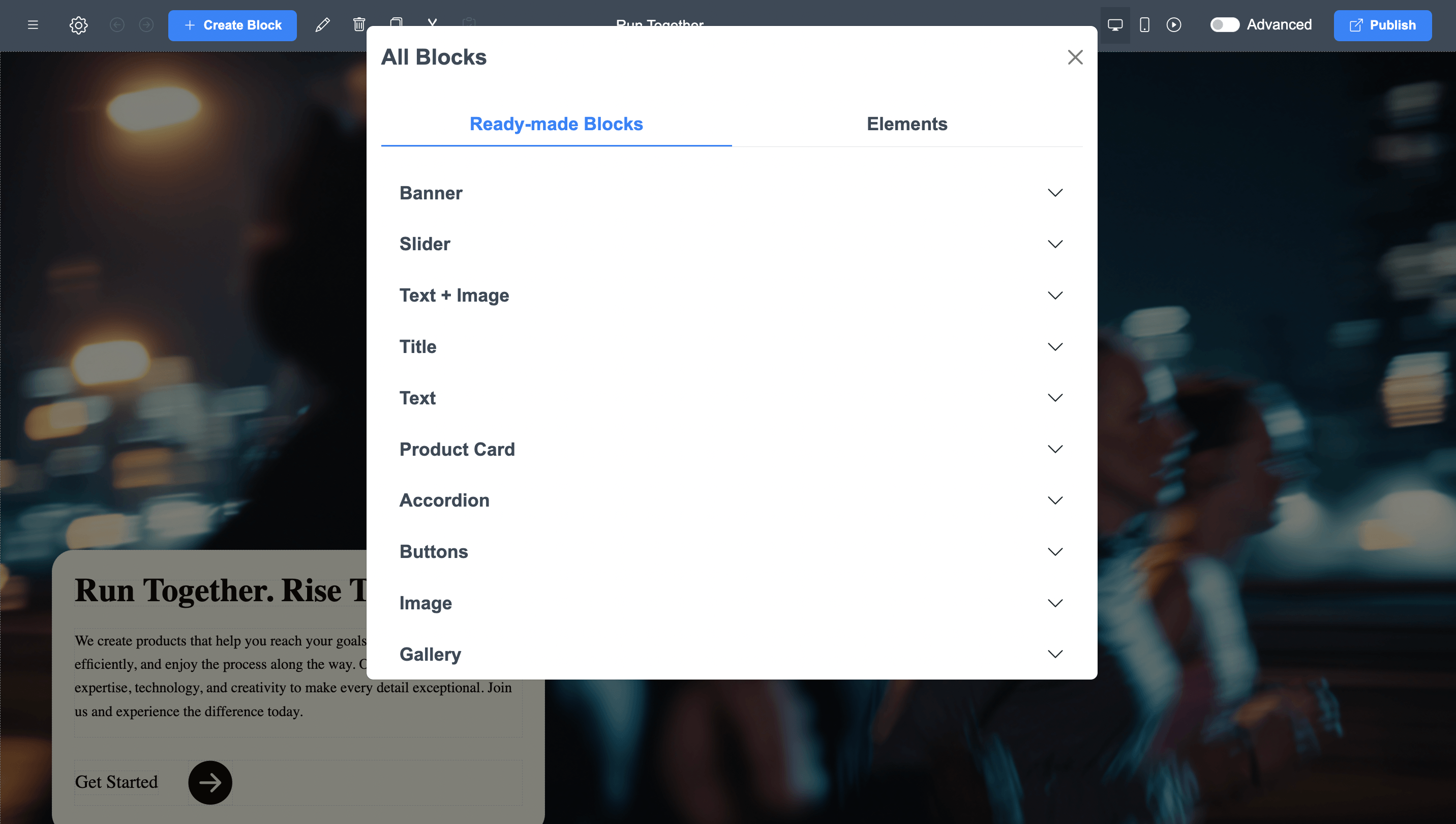 Use Ready-Made Templates and Blocks