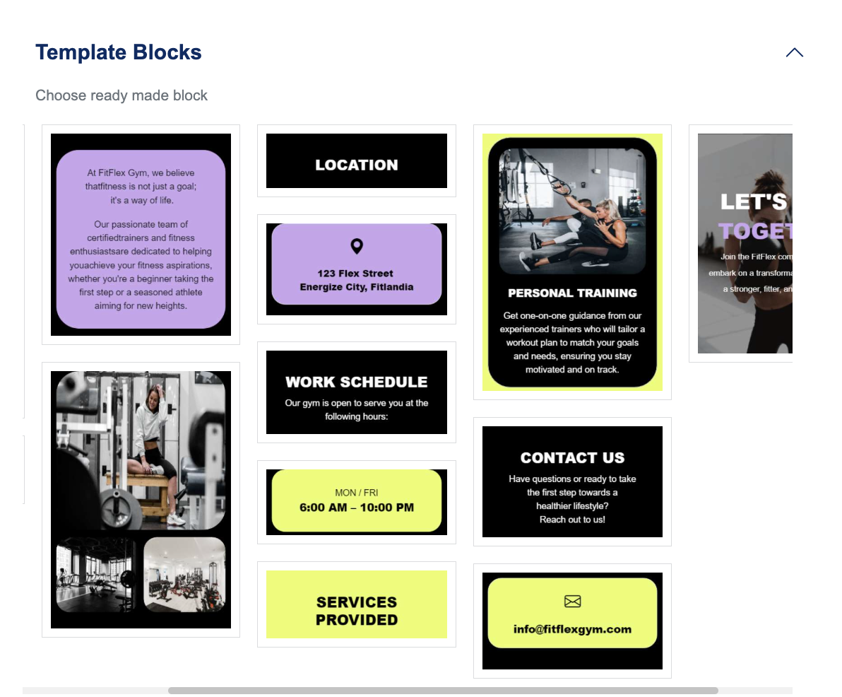 2. Ready-Made Templates